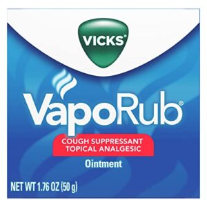 vicks vaporub topical ointment chest rub, 3.52 oz, pack of 2