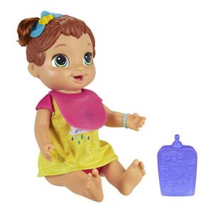 Baby Alive Baby Grows Up (Happy) - Happy Hope or Merry Meadow, Growing and Talking Baby Doll, Toy with 1 Surprise Doll and 8 Accessories , Blue