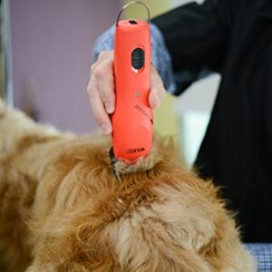 WAHL Professional Animal KM Cordless 2-Speed Detachable Blade Pet and Dog Clipper Kit, Poppy (#9596-200)