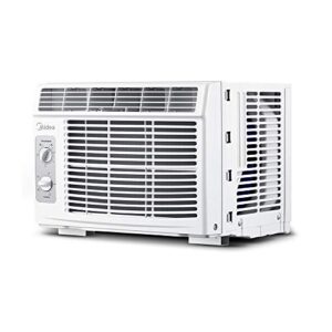 Midea 5,000 BTU EasyCool Window Air Conditioner and Fan - Cool up to 150 Sq. Ft. with Easy to Use Mechanical Control and Reusable Filter