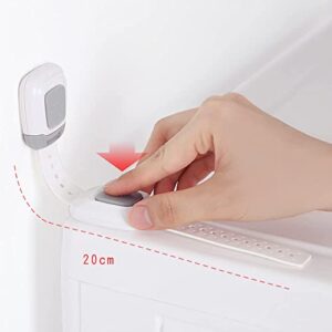 YEYA Baby Proofing Upgraded No Drill Furniture Wall Anchor Child Safety Cabinet Strap Locks 4 Pack