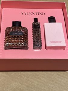 valentino donna born in roma edp 3pc gift set for women