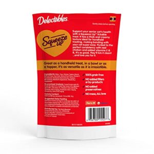 Hartz Delectables Squeeze Up Senior 10+ Interactive Lickable Wet Cat Treats