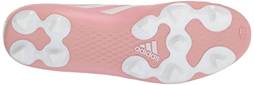 adidas Unisex Goletto VIII Firm Ground Soccer Shoe, Wonder Mauve/White/White, 10 US Men