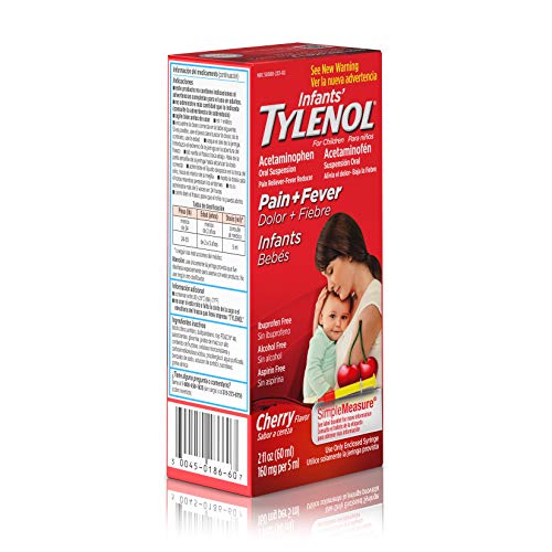 Infants' Tylenol Acetaminophen Liquid Medicine, Cherry, 2 fl. oz