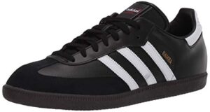 adidas men’s samba soccer shoe, white/black, 11 m us