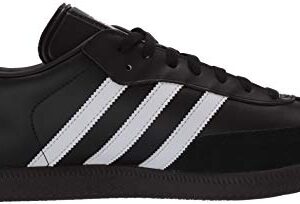 adidas Men's Samba Soccer Shoe, White/Black, 11 M US