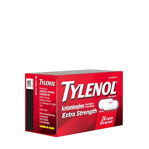 Tylenol Extra Strength Pain Relief - Caplets, 24 ct