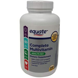 Equate Mature Adult 50+ One Daily Complete Multivitamin Compare to Centrum Silver ® Adults 50+ 220 Count