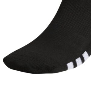 adidas Unisex Rivalry Soccer (2-pair) OTC Sock Team, Black/White, Medium US