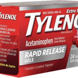 Tylenol Extra Strength Rapid Release Gelcaps - 24 ct, Pack of 2