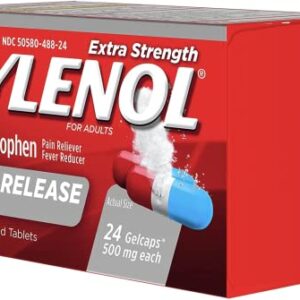 Tylenol Extra Strength Rapid Release Gelcaps - 24 ct, Pack of 2