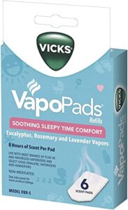 vicks pediatric vapopads refill pads 6 ea (pack of 3)