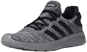 adidas men’s lite racer byd 2.0 running shoe, grey/black/grey, 10.5