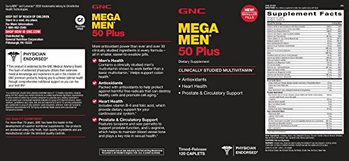 GNC Mega Men 50 Plus Multivitamin