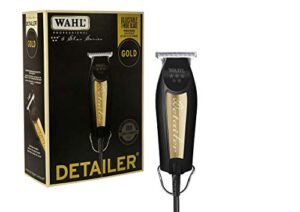 wahl professional 5-star series limited edition black & gold corded detailer #8081-1100 – great for professional stylists and barbers