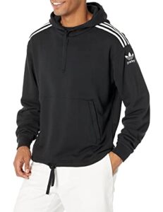 adidas originals men’s adicolor parley unitefit hoodie, black, medium