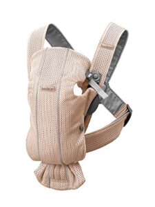 babybjÖrn baby carrier mini, 3d mesh, pearly pink