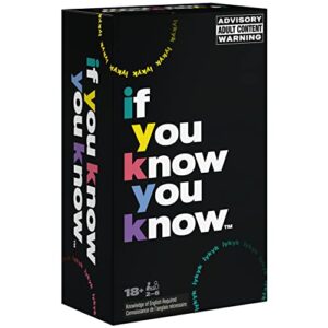 if you know you know iykyk – the question card game | adult games for game night | board games for adults | party games for adults ages 18 & up