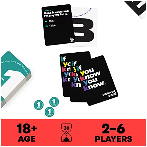 If You Know You Know IYKYK - The Question Card Game | Adult Games for Game Night | Board Games for Adults | Party Games for Adults Ages 18 & up