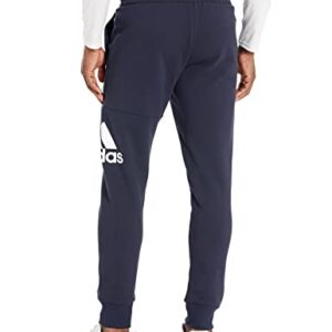 adidas Men's Essentials French Terry Cuffed Logo Pants, Ink, X-Large