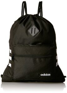adidas classic 3s sackpack, full black, one size