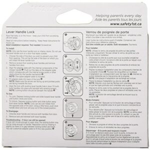 Safety 1st Lever Handle Lock, Off-White/Cream Color