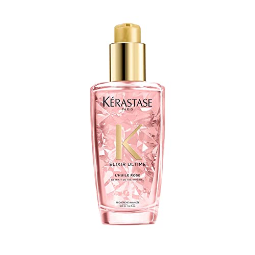 Kerastase Elixir Ultime L'huile Rose for Color Treated Hair, 3.4 Ounce