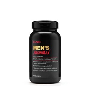 gnc mens arginmax, sexual health formula for men – 180 caplets