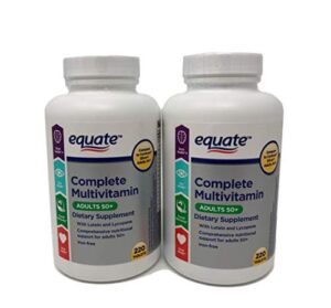 equate mature adult 50+ one daily complete multivitamin compare to centrum silver (200 ct) ( pack of two )