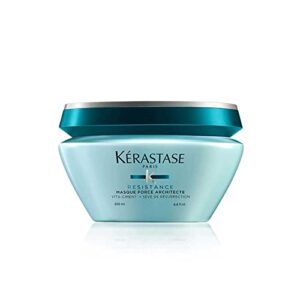 kerastase resistance masque force architecte hair mask | reconstructing hair mask | strengthens hair and prevents breakage | with ceramides and pro-keratine complex | for dry & damaged hair | 6.8 fl oz
