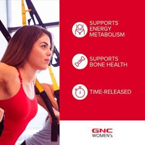 GNC Women's Active Multivitamin | Supports an Active Lifestyle | 30+ Nutrient Formula | Promotes Bone & Joint Health, Helps Energy Production | Clinically Studied Daily Vitamin | 180 Caplets