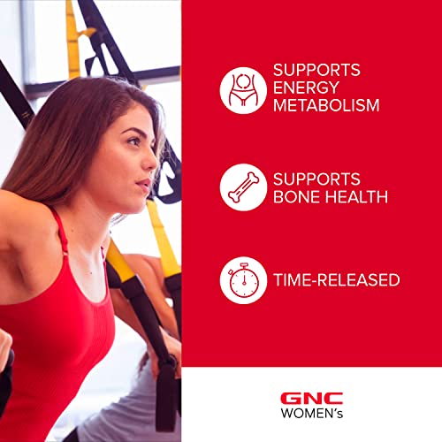 GNC Women's Active Multivitamin | Supports an Active Lifestyle | 30+ Nutrient Formula | Promotes Bone & Joint Health, Helps Energy Production | Clinically Studied Daily Vitamin | 180 Caplets