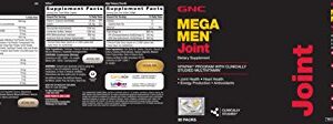 GNC Mega Men Joint Vitapak Program | Supports Joint Health, Heart Health, Energy Production, and Antioxidants | 30 Packs