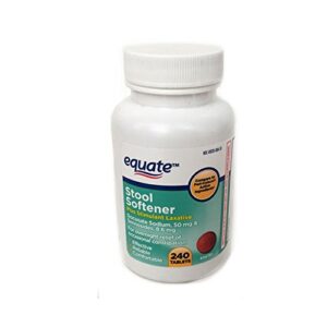 equate – stool softener plus stimulant laxative, 240 tablets (compare to peri-colace)