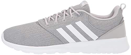 adidas Women's QT Racer 2.0 Running Shoe, Grey/White/Grey, 7.5