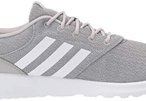 adidas Women's QT Racer 2.0 Running Shoe, Grey/White/Grey, 7.5