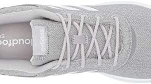 adidas Women's QT Racer 2.0 Running Shoe, Grey/White/Grey, 7.5