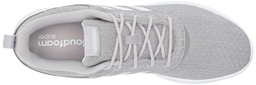 adidas Women's QT Racer 2.0 Running Shoe, Grey/White/Grey, 7.5