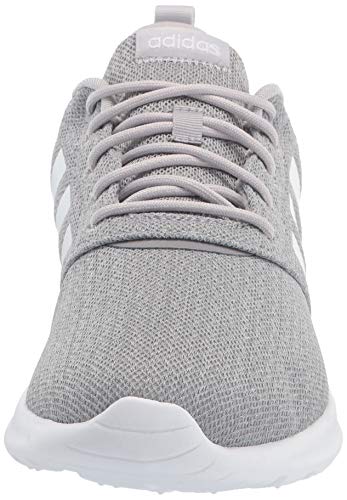 adidas Women's QT Racer 2.0 Running Shoe, Grey/White/Grey, 7.5