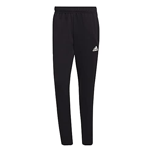 adidas Men's Standard Sereno Pant, Black/White, Medium