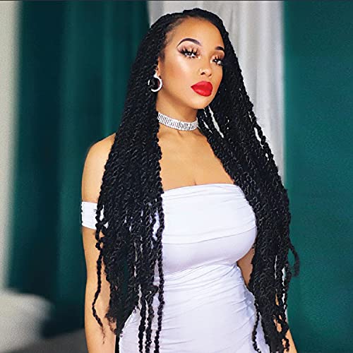 Outre Crochet Braids X-Pression Twisted Up 3X Springy Afro Twist 24" (1-Pack, 1B)