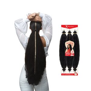 Outre Crochet Braids X-Pression Twisted Up 3X Springy Afro Twist 24" (1-Pack, 1B)