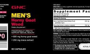 GNC Horny Goat Weed - 60 Capsules