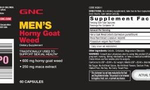 GNC Horny Goat Weed - 60 Capsules