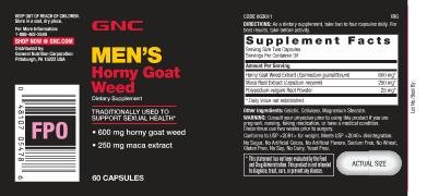 GNC Horny Goat Weed - 60 Capsules