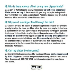 WAHL Professional Animal 5-in-1 Pro Blade Arco, Bravura, Chromado, Creativa, Figura, and Motion Pet, Dog, and Horse Clippers (#41884-7190)