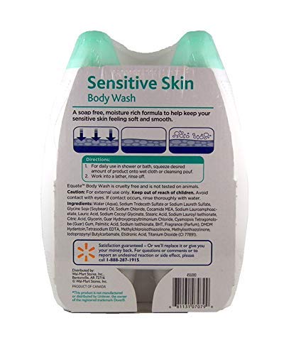 Equate Sensitive Skin Unscented Body Wash, 24 fl oz by Equate