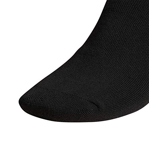 adidas Originals Trefoil Quarter Socks (6-Pair), Black, Large