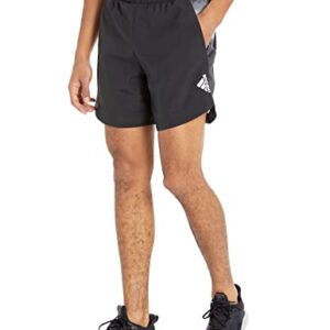 adidas Men's AEROREADY High Intensity Designed 4 Movement Graphic Training Shorts, Black/White, Medium